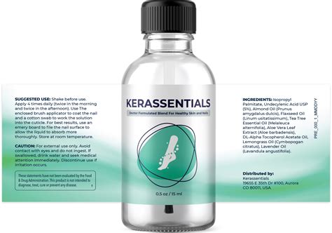 Its potent formula penetrates the skin and disinfects your body against bacterial infections. . Kerassentials oil